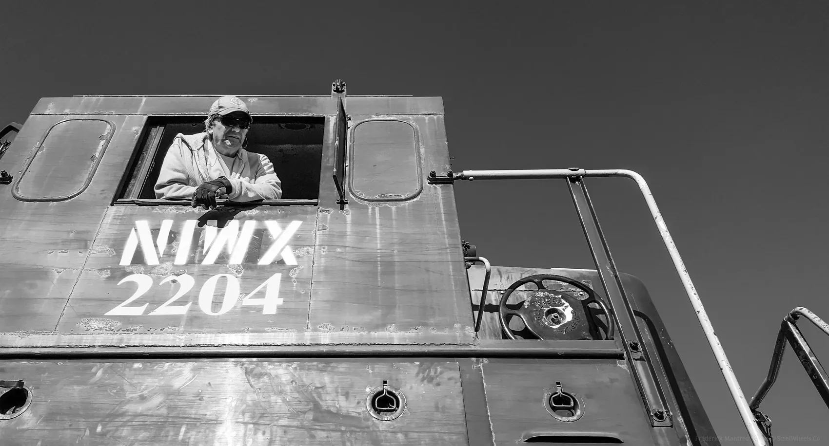 Engineer Miller running a work train